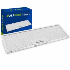 Filtro metálico Alapure compatible con Neff 11004995, 317 x 159 x 8 mm