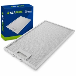 Filtro metálico Alapure compatible con Bosch 11022472, 382 x 192 x 8 mm