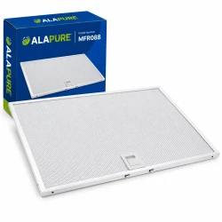 Filtro de grasa metálico Alapure, compatible con el modelo de Ikea 4055253274, 243 x 409 x 9 mm