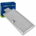 Filtro metálico Alapure compatible con Novy 563-8020A / 609014, 387 x 153 x 10 mm