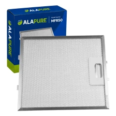 Filtro metálico Alapure compatible con Elica GF04MC, 227 x 224 x 9 mm