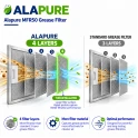 Filtro metálico Alapure compatible con Elica GF04MC, 227 x 224 x 9 mm