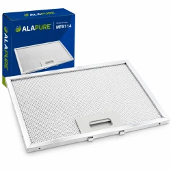 Filtro metálico Alapure compatible con AEG 80877228, 182 x 284 mm