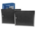 Filtro de carbón regenerable Alapure, compatible con Progress 140237131010, 197 x 143 mm (2 uds.)