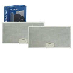 Filtro metálico Alapure compatible con Pelgrim 330 x 170 x 7 mm 34150 (2 uds.)