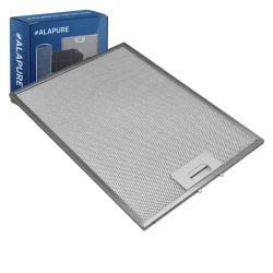 Filtro metálico Alapure compatible con Atag 23682, 380 x 284 x 5 mm