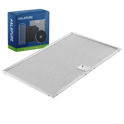 Filtro metálico Alapure compatible con Novy 7530020, 249 x 402 mm
