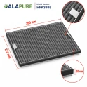Alapure HFK3985, compatible con el filtro de carbón DKF11-P de Miele