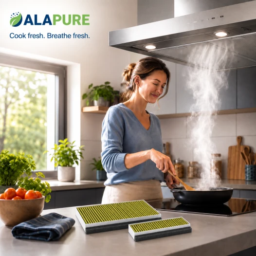 Filtro de carbón Alapure CleanAir Plus compatible con Bosch 11041790 / DWZ0AK0A0