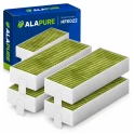 Filtro de carbón Alapure CleanAir Plus, compatible con la serie Vario 400 y la serie 200 de Gaggenau (4 uds.)