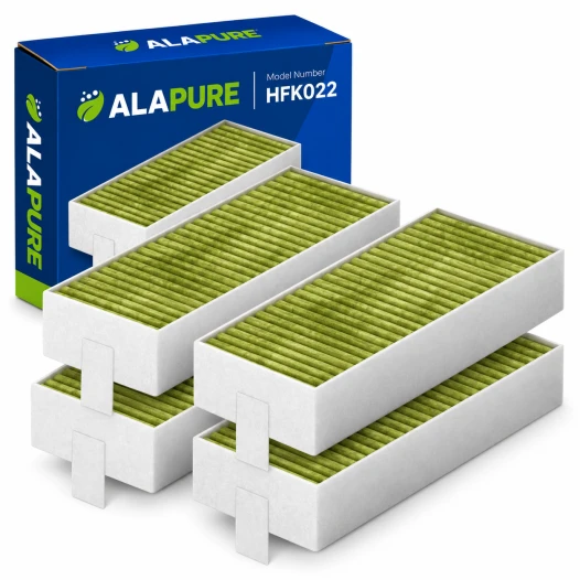 Filtro de carbón Alapure CleanAir Plus, compatible con la serie Vario 400 y la serie 200 de Gaggenau (4 uds.)