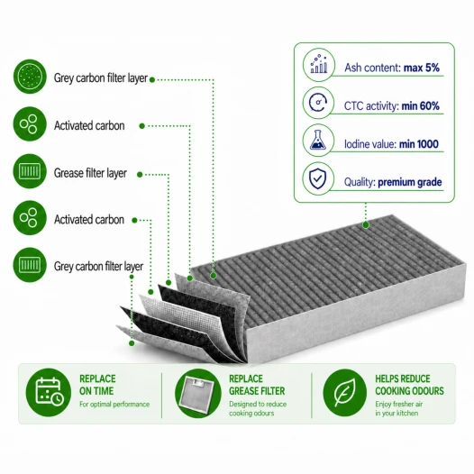 Filtro de carbón Siemens cleanAir 11018621 / AA210110 / LZ46810 / 11034172 / 11010506