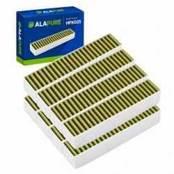 Filtro de carbón Alapure CleanAir Plus compatible con Siemens 17005507 / LZ21WWB16 (8 uds.)