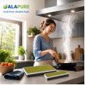 Filtro de carbón Alapure CleanAir Plus compatible con Gaggenau 11042136 / 17005388 / 17001205