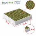 Filtro de carbón activado HEPA Alapure, compatible con Elica KIT0176157