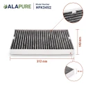 Filtro de carbón Alapure compatible con Miele DKF35-P