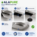 Filtro de carbón Alapure compatible con Progress MCEF02 / 9029800464