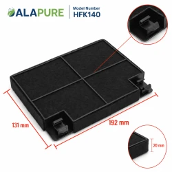Filtro de carbón Alapure compatible con Progress MCFE05 / 9029800498 (2 uds.)