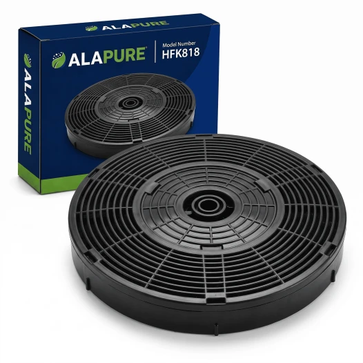 Filtro de carbón Alapure compatible con el filtro de carbón Exquisit 1010035 / C04