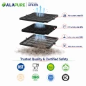 Filtro de carbón Alapure compatible con Whirlpool AMC981