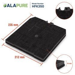 Filtro de carbón Alapure compatible con Panasonic 103050107
