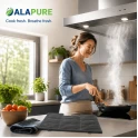 Filtro de carbón Alapure compatible con el filtro de carbón Inventum KB62
