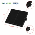 Filtro de carbón Alapure compatible con Bosch 00744075 / 744075 / DHZ5226