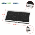 Filtro de carbón Alapure compatible con Neff 00465577 / 465577