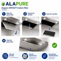 Filtro de carbón Alapure compatible con Neff 00465577 / 465577