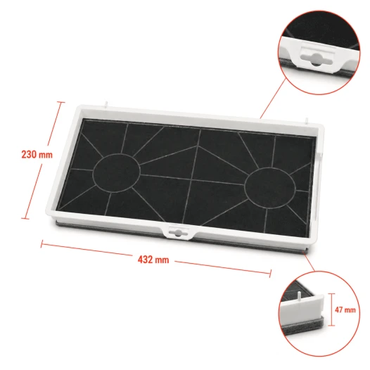 Filtro de carbón Siemens 00461422 / 461422 / LZ73050