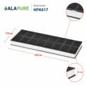 Filtro de carbón Alapure compatible con Neff 00296178 / 296178 / Z5143X1