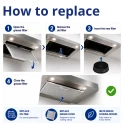 Filtro de carbón Bosch 00796390 / 796390 / DHZ5276 (2 uds.)