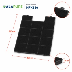 Filtro de carbón Alapure HFK356, compatible con FWK 280 / KF17133 / FWK-280 / KF91