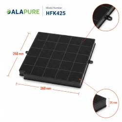Filtro de carbón Alapure compatible con Airforce AFFCAF97CS / AFCFCAF97CS