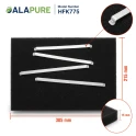 Filtro de carbón Alapure compatible con DeDietrich 74X2375 (2 uds.)