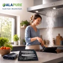 Filtro de carbón Alapure compatible con DeDietrich 74X2375 (2 uds.)