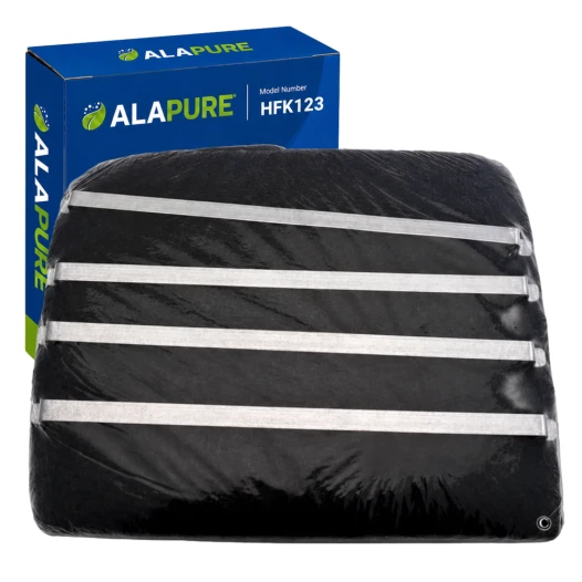 Filtro de carbón Alapure compatible con DeDietrich 71X0704 (2 uds.)