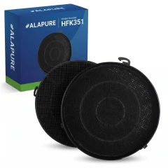 Filtro de carbón Alapure compatible con Falmec 103050091 / N.º 6 (2 uds.)