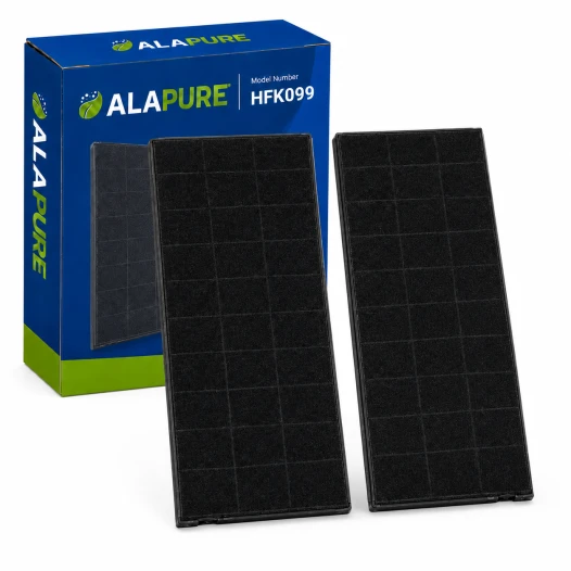 Filtro de carbón Alapure compatible con DeDietrich AK912AE1 (2 uds.)