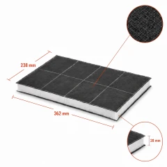 Filtro de carbón Bosch 00460008 / 460008 / DHZ2340