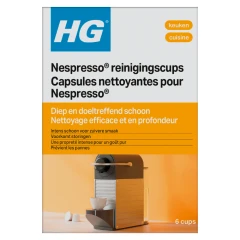 Cápsulas de limpieza HG para cafeteras Nespresso