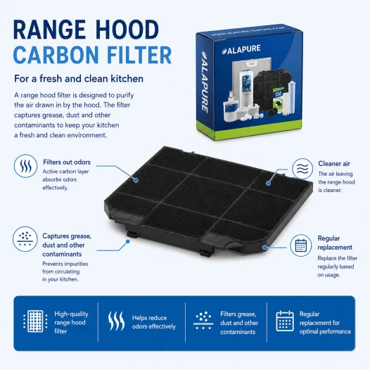 Filtro de carbón Alapure compatible con Neff 668491 / Z5137X5
