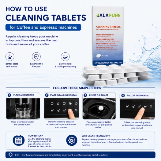 Pastillas de limpieza universales Alapure ALA-CMC302 (30 uds.)