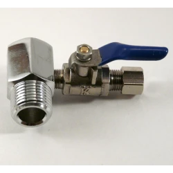 Prolongación para grifo de 3/8 pulgadas con grifo de bola y manguera de 3/8