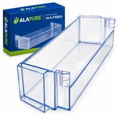 Cubeta para botellas de refrigerador Alapure, adecuada para Bosch 472x121x99 mm / 00744473