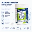 Descalcificador Alapure apto para Gaggenau 00312524 / 00312330 para lavavajillas y lavadoras — en polvo