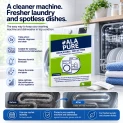 Alapure 3 en 1: descalcificador y desengrasante, apto para Haier, Candy y Hoover Clean and Care 35602755 (12 uds.)