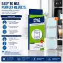 Pastillas descalcificadoras Alapure 2 en 1, compatibles con Bosch 00312445 / TCZ8002 / TCZ8002 / 312445