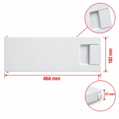Puerta del congelador Siemens 00447344 / 447344